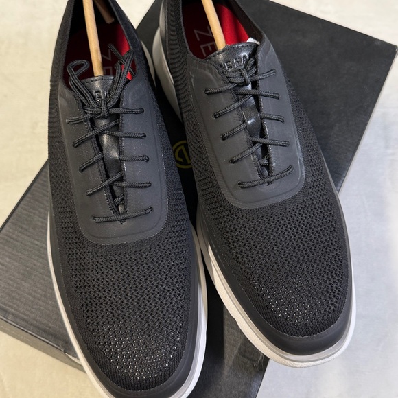 Cole Haan Men’s ZEROGRAND Omni Sneakers- Black/Optic White- Size 11.5 - Picture 9 of 14